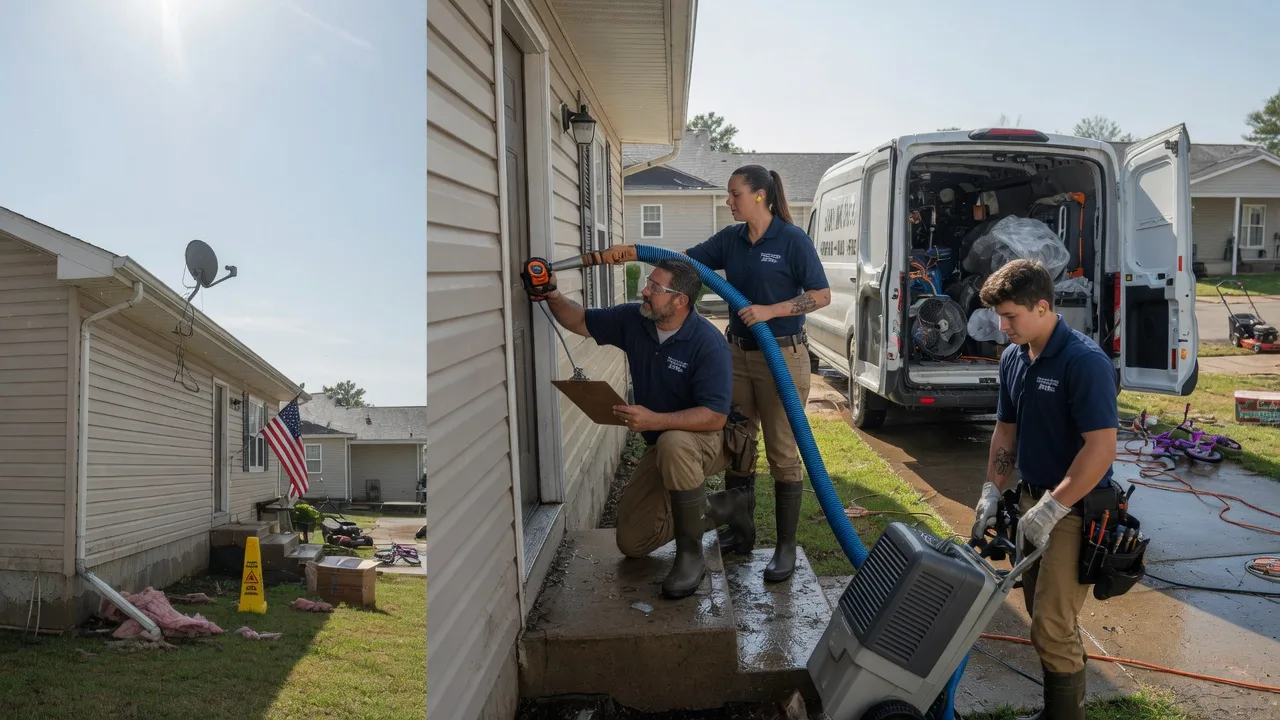 Ceiling Water Damage Restoration in Hughesville, MO near me